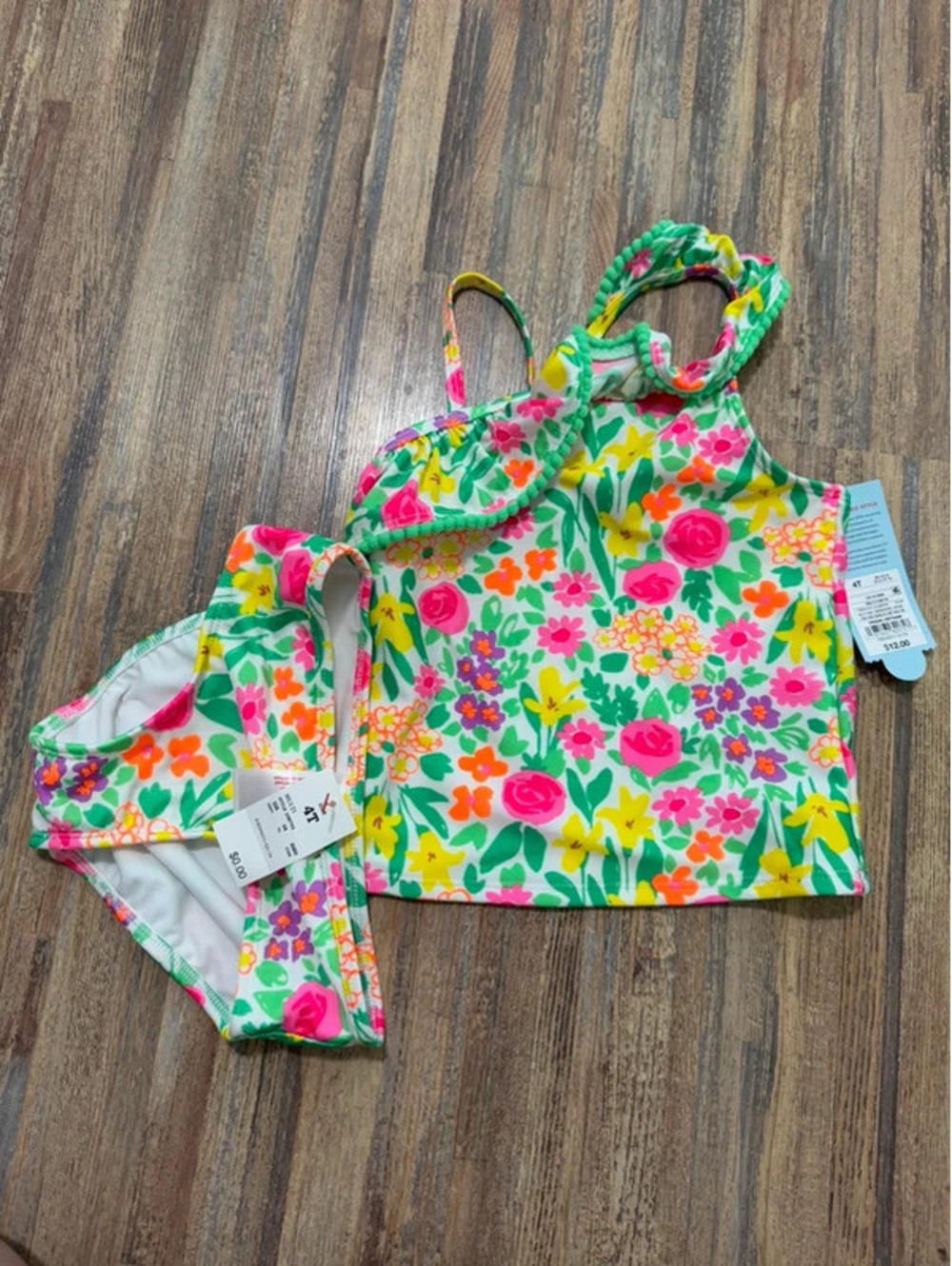 Cat and jack 4t swim suit NWT